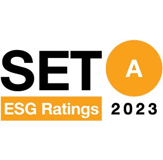UBE received SET ESG Ratings at Level A (formerly THSI)